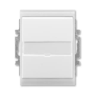 Spínač řazení 6 (1), s popisovým polem, IP 44, 3558E-06910 01, ABB, Time®, Element®, bílá / ledová bílá (ABB, Time®, Element®, bílá / ledová bílá)