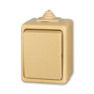 Spínač řazení 7, IP 44, 3553-07929 D, ABB, Praktik, béžová (ABB, Praktik, béžová)