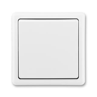 Spínač řazení 7, přepínač křížový, 3553-07289 B1, ABB, Classic, bílá (ABB, Classic, bílá)