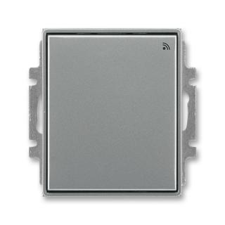 Spínač s krátkocestným ovladačem, s přijímačem RF signálu, 3299E-A23108 36, ABB, Time®, Time® Arbo, ocelová (ABB, Time®, Time® Arbo, ocelová)