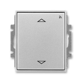 Spínač žaluziový s krátkocestným ovl., s přijímačem RF signálu, 3299E-A33108 08, ABB, Time®, Time® Arbo, titanová (ABB, Time®, Time® Arbo, titanová)