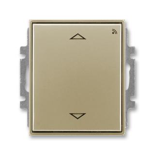 Spínač žaluziový s krátkocestným ovl., s přijímačem RF signálu, 3299E-A33108 33, ABB, Time®, Time® Arbo, šampaňská (ABB, Time®, Time® Arbo, šampaňská)