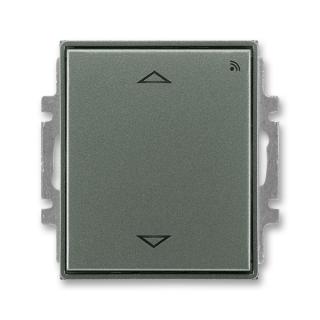 Spínač žaluziový s krátkocestným ovl., s přijímačem RF signálu, 3299E-A33108 34, ABB, Time®, Time® Arbo, antracitová (ABB, Time®, Time® Arbo, antracitová)