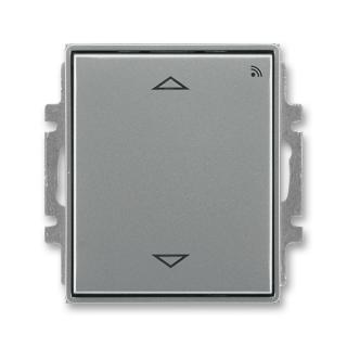 Spínač žaluziový s krátkocestným ovl., s přijímačem RF signálu, 3299E-A33108 36, ABB, Time®, Time® Arbo, ocelová (ABB, Time®, Time® Arbo, ocelová)
