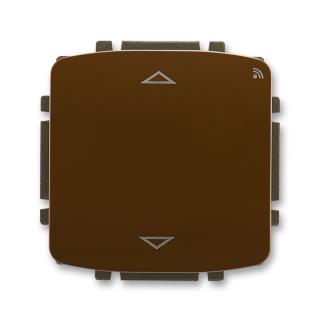 Spínač žaluziový s krátkocestným ovladačem, s přijímačem RF, 3299A-A33108 H, ABB, Tango, hnědá (ABB, Tango, hnědá)