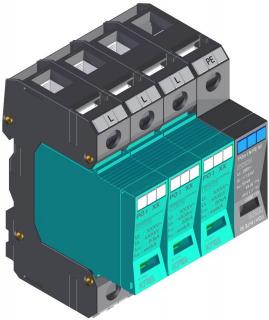 Svodič přepětí PO I 3+1m 280V/12,5 kA (81.027), SEZ-KIWA