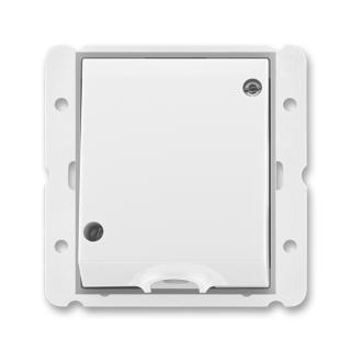 Svorkovnice pětipólová s krytem, 3938E-A00025 04, ABB, Element, bílá / ledová šedá (ABB, Element, bílá / ledová šedá)