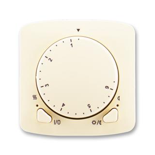 Termostat univerzální otočný - ovládací část, 3292A-A10101 C, ABB, Tango, slonová kost (ABB, Tango, slonová kost)