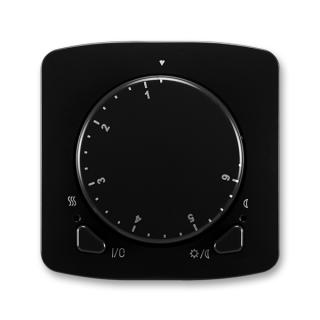 Termostat univerzální otočný - ovládací část, 3292A-A10101 N, ABB, Tango, černá (ABB, Tango, černá)