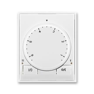 Termostat univerzální otočný - ovládací část, 3292E-A10101 03, ABB, Time®, Element®, bílá / bílá (ABB, Time®, Element®, bílá / bílá)