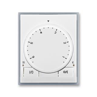 Termostat univerzální otočný - ovládací část, 3292E-A10101 04, ABB, Element, bílá / ledová šedá (ABB, Element, bílá / ledová šedá)