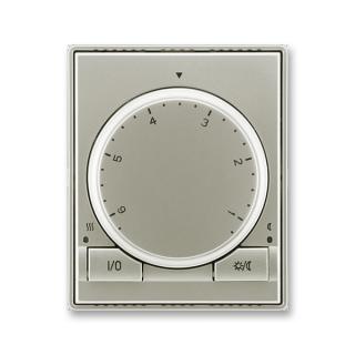 Termostat univerzální otočný - ovládací část, 3292E-A10101 32, ABB, Time®, Time® Arbo, starostříbrná (ABB, Time®, Time® Arbo, starostříbrná)