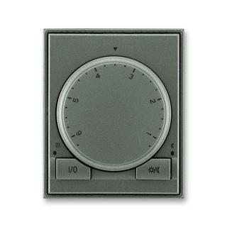 Termostat univerzální otočný - ovládací část, 3292E-A10101 34, ABB, Time®, Time® Arbo, antracitová (ABB, Time®, Time® Arbo, antracitová)