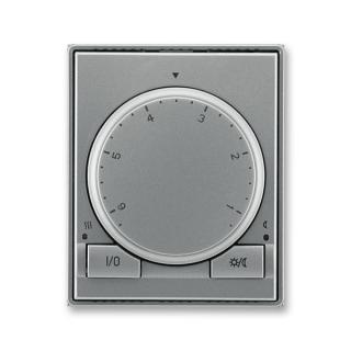 Termostat univerzální otočný - ovládací část, 3292E-A10101 36, ABB, Time®, Time® Arbo, ocelová (ABB, Time®, Time® Arbo, ocelová)