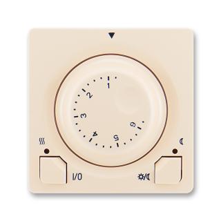 Termostat univerzální otočný - ovládací část, 3292G-A10101 C1, ABB, Swing®, Swing®L, krémová (ABB, Swing®, Swing®L, krémová)