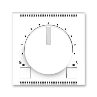 Termostat univerzální otočný - ovládací část, 3292M-A10101 01, ABB (ABB,  Neo®, bílá / ledová bílá)