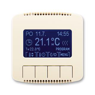 Termostat univerzální programovatelný - ovládací část, 3292A-A10301 C, ABB, Tango, slonová kost (ABB, Tango, slonová kost)