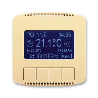 Termostat univerzální programovatelný - ovládací část, 3292A-A10301 D, ABB, Tango, béžová (ABB, Tango, béžová)