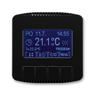 Termostat univerzální programovatelný - ovládací část, 3292A-A10301 N, ABB, Tango, černá (ABB, Tango, černá)
