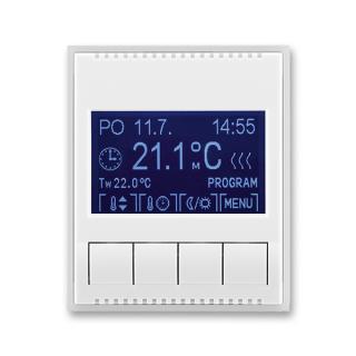 Termostat univerzální programovatelný - ovládací část, 3292E-A10301 01, ABB, Time®, Element®, bílá / ledová bílá (ABB, Time®, Element®, bílá / ledová bílá)