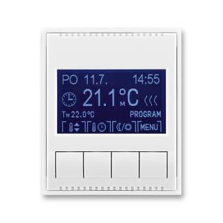 Termostat univerzální programovatelný - ovládací část, 3292E-A10301 03, ABB, Time®, Element®, bílá / bílá (ABB, Time®, Element®, bílá / bílá)