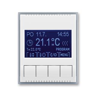 Termostat univerzální programovatelný - ovládací část, 3292E-A10301 04, ABB, Element, bílá / ledová šedá (ABB, Element, bílá / ledová šedá)