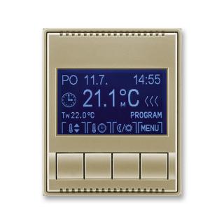 Termostat univerzální programovatelný - ovládací část, 3292E-A10301 33, ABB, Time®, Time® Arbo, šampaňská (ABB, Time®, Time® Arbo, šampaňská)