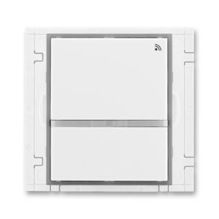 Vysílač radiofrekvenčního (RF) signálu čtyřtlačítkový, 3299E-A11908 04, ABB, Element, bílá / ledová šedá (ABB, Element, bílá / ledová šedá)