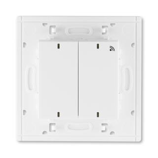 Vysílač RF dvojnásobný, nástěnný, 3299H-A11908 03, ABB, Levit®, bílá / bílá (ABB, Levit®, bílá / bílá)