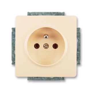 Zásuvka jednonásobná, 5518G-A02349 C1, ABB, Swing®, Swing®L, krémová (ABB, Swing®, Swing®L, krémová)