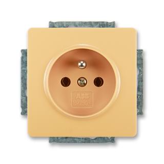 Zásuvka jednonásobná, 5518G-A02349 D1, ABB, Swing®, Swing®L, béžová (ABB, Swing®, Swing®L, béžová)