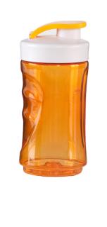 Láhev na smoothie DOMO - transparentní oranžová 300 ml