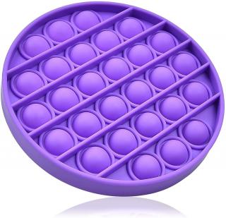 Pop It Fidgetová antistresová hra fialový kruh