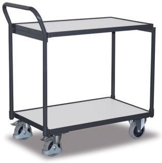 Antistatický stolní vozík ESD, 2 police, 1000 x 600 mm, nosnost 250 kg