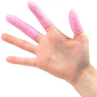 ESD růžové návleky na prsty, 1440ks