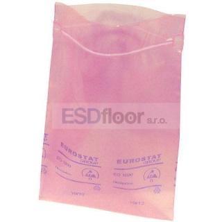 ESD sáčky 203x254 mm - disipativní se zipem - 75um