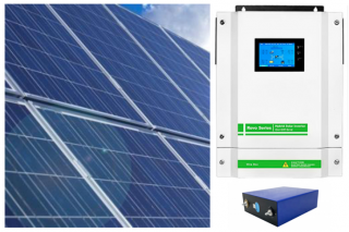 Fotovoltaická elektrárna 4,4KWp + Baterie 15KWh - Skladem