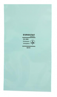 Green antistat. bag 75µ 076x102mm - ZIP