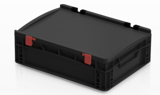 přepravka ESD EURO s víkem 400x300x120