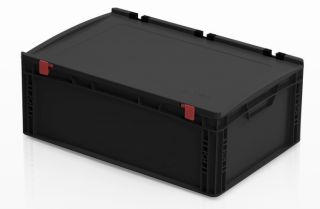 přepravka ESD EURO s víkem 600x400x220
