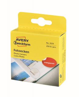 Avery Zweckform 3525 Rožky na fotografie | 14x19 mm, 250 ks