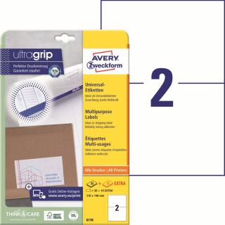 Avery Zweckform 6176 Samolepící etikety | 210x148 mm, 60 ks, 30xA4