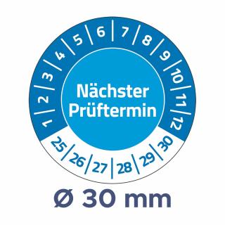 Avery Zweckform 6988-2025 Revizní štítky | Ø 30 mm, 80 ks, modré
