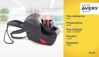 Avery Zweckform PL2/18 Etiketovací kleště | dvouřádkové