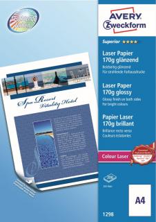 Papír pro laser | Avery Zweckform 1298 | A4, 170g/m2, 200 ks