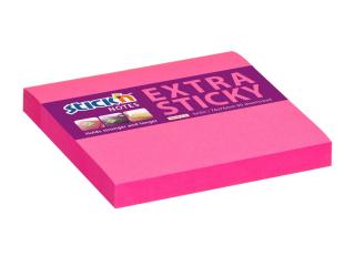 Samolepicí bloček Stick'n 21671 | 76x76 mm, 90 lístků, neonově růžová