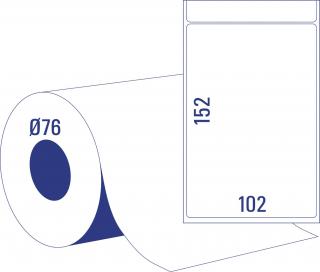 TTR etikety | Avery Zweckform TT8050-76 | 102x152 mm, 750 ks/bal.