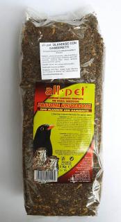 All pet Olandese 1 kg (OLANDESE pro měkkožravé s hmyzem 1kg All-Pet srl)