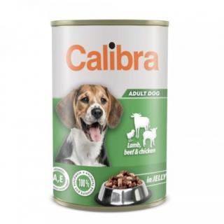 Calibra Dog jehněčí hovězí kuřecí v želé 1240 g