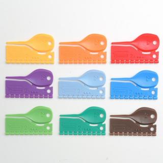 Rozlišovací kroužky plastové 2,5 mm 10 ks (pro drobné exoty)